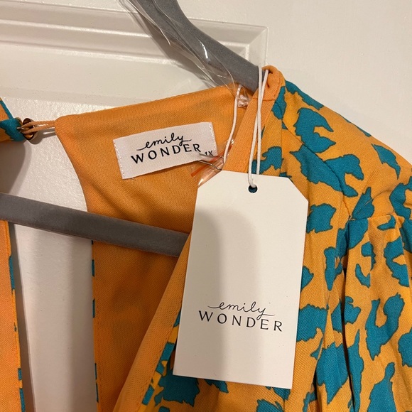 NWT Emily wonder cheetah romper - Picture 6 of 6